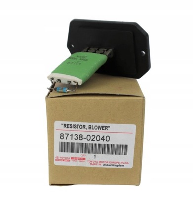 Резистор резистор вентилятор 87138-02040 фото №1