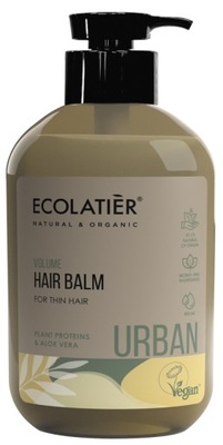 Ecolatier odżywka zwiększająca objętość do włosów cienkich, 400 ml