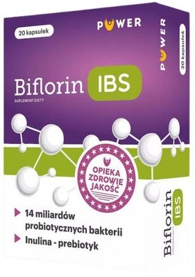 Biflorin IBS 20 kapsułek 14 Miliardów Bakterii