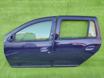 Dacia logan mcv ii 12- дверь левая задние задняя terpr фото №1