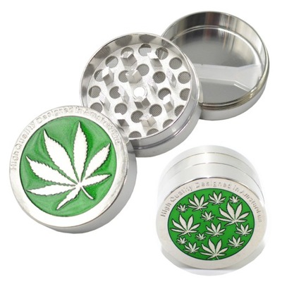 MŁYNEK METALOWY GRINDER 3 CZĘŚĆIOWY DUŻY DO CBD