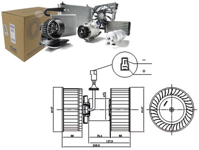 MOTOR SOPLADORES IVECO STRALIS I STRALIS II 02.02- NISSENS  