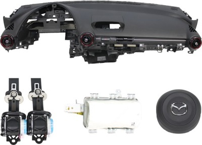 Панель приладів консоль подушка безпеки ремені mazda 2 фото №1