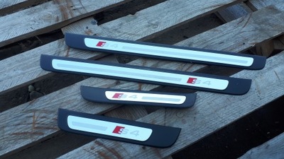 S4 b8 lift a4 накладки пороговые sline na пороги фото №1