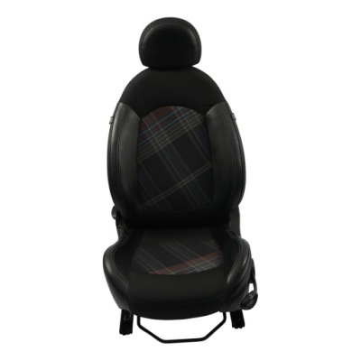 Mini paceman r61 сиденье передний sport левый перед материал кожа hot cross фото №1