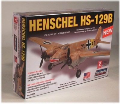 Model Do Sklejania Lindberg Heinkel MS-129B