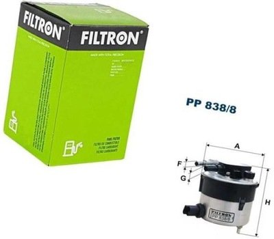 Filtron фільтр пального mazda 3 bk фото №1