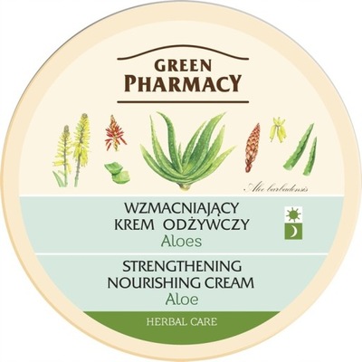 Green Pharmacy Aloes odżywczo wzmacniający krem do twarzy 150ml