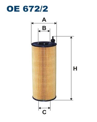 OE672/2 FILTRO ACEITES  