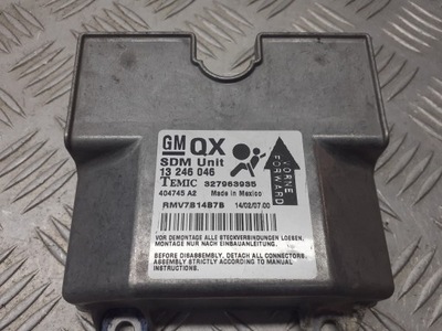 Модуль подушка безопасности opel zafira b 1.9 cdti 13246046 фото №1