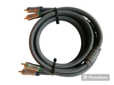 Kabel 3xRCA - 3xRCA Golden Edition 1,8 m