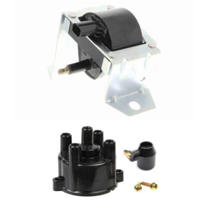 Котушка +трамблерна кришка + контактний палець land rover freelander i 1.8 фото №1