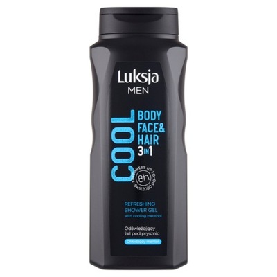 LUKSJA Men 3w1 żel pod prysznic odświeżający Cool 500ml