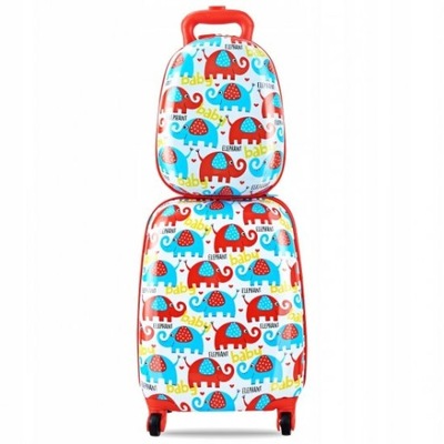 Plecak i walizka dla dziecka słonik
