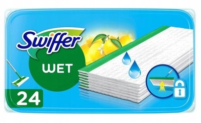 Swiffer Wkłady do Mopa Mokre Ściereczki Cytrynowe 24 szt