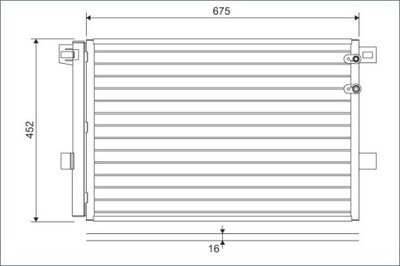 CONDENSADOR DE ACONDICIONADOR VW AMAROK VAL814054  