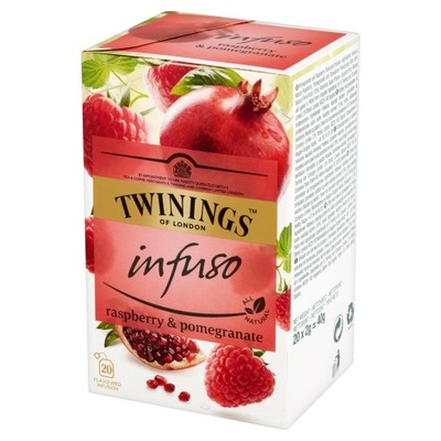 Twinings Infuso Herbatka ziołowo-owocowa malina, g