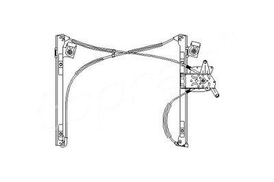 TOPRAN KELTUVAS STIKLAI PRIEK. L SEAT AROSA VW LUPO I 05.97-07.05 