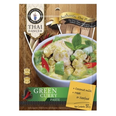 Pasta curry zielona 50g Thai Dancer ostra