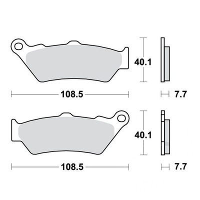 КОЛОДКИ HAM. ПЕРЕД MOTO. (SINTER STREET) APRILIA 650 PEGASO (97-00) BMW