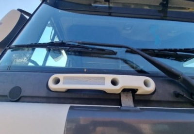 Ручка жабо права білий daf xf 105 фото №1