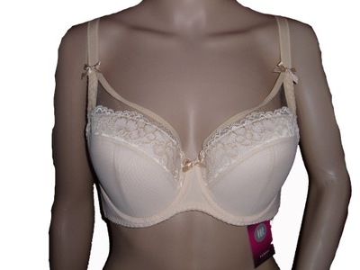 Biustonosz ONE Lingerie Elena push up beż 80D