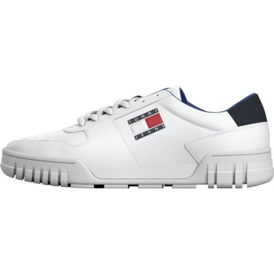 TOMMY HILFIGER BUTY MĘSKIE SKÓRZANE BIAŁE r.41