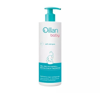 Oillan Baby Żel do Kąpieli 3w1 400ml