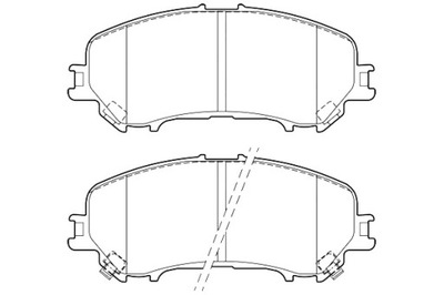 VALEO КОЛОДКИ ТОРМОЗНЫЕ NISSAN QASHQAI 13- ПЕРЕД