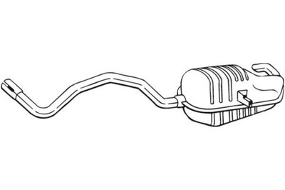 BOSAL SILENCER SYSTEM OUTLET REAR RENAULT GRAND SCENIC II MEGANE II  