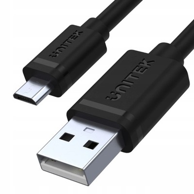 Kabel USB 2.0 Micro 3m Unitek ; Y-C435GBK