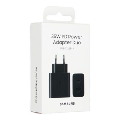 Ładowarka sieciowa Samsung , USB typ C do Samsung 3000 mA 5 V 35W czarny