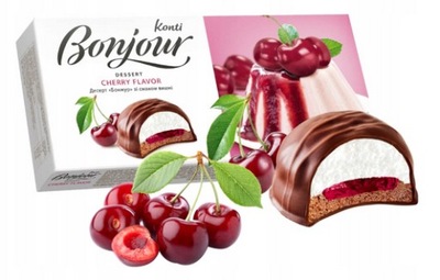 Bombonierka Bonjour Souffle wiśnia 232g