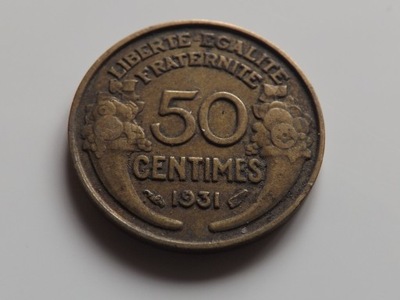 Francja 50 Centimes 1931 st. 2-