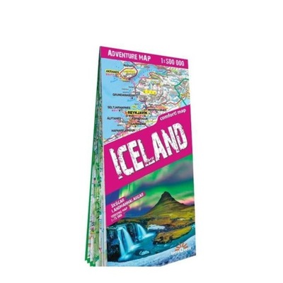 ADVENTURE MAP ICELAND 1:500 000 LAMINOWANA