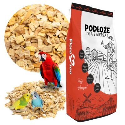PODŁOŻE ZRĘBKI BUKOWE DREWIENKA DO KLATKA DLA PAPUG PTAKÓW