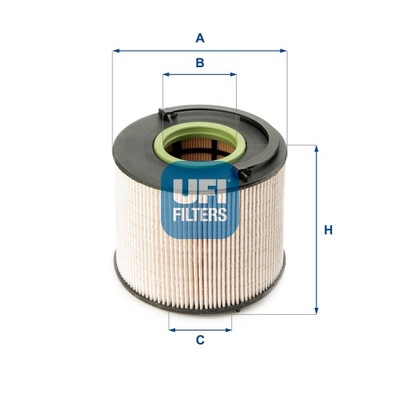 UFI 26.015.00 FILTRO COMBUSTIBLES  