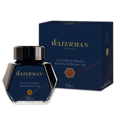 Atrament Waterman Brązowy butelka 50 ml ORYGINAŁ