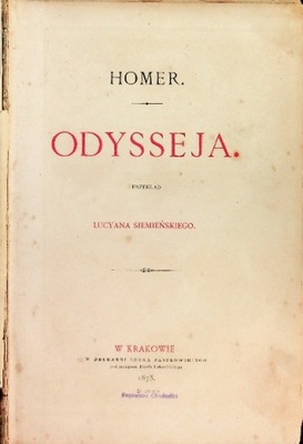 Homer - Odysseja 1873 r.