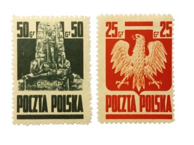 POLSKA Fi 342-343 * 1944 Goznak