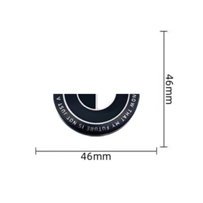 BLACK WHITE CAR 50TH ANNIVERSARY ЛОГОТИП WHEEL RIM DECORATION COVER FOR~53562