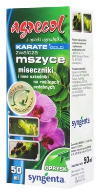 AGRECOL KARATE GOLD 50ML ZWALCZA MSZYCE MISECZNIKI