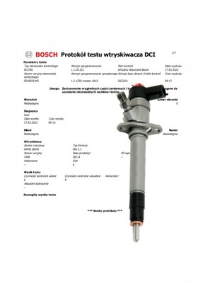 Wtryski KOMPLET Bosch 0445110078 VOLVO 2.4D