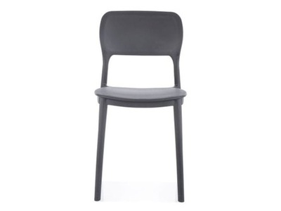 Krzesło ogrodowe plastikowe TIMO szare