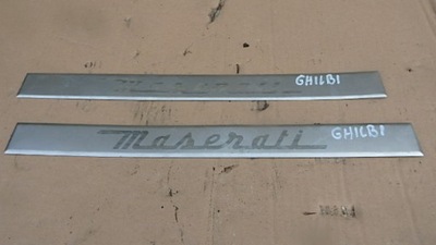 Maserati ghibli молдинг порог декоративная перед комплект фото №1