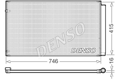 DENSO КОНДЕНСАТОР LEXUS RX 08-