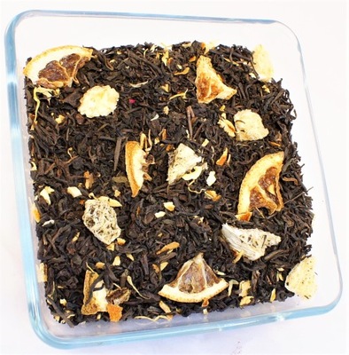 Herbata czerwona PU ERH POMARAŃCZA+GREJPFRUIT 100g