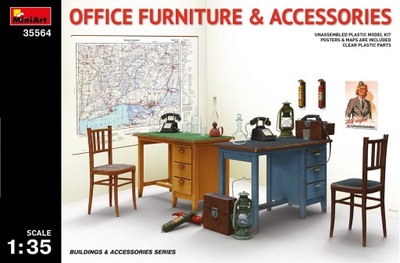 MINIART 35564 1:35 Office Furniture & Accessories