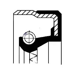 Сальник вала приводного 49364336 corteco фото №1