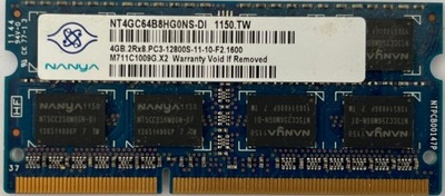 Pamięć RAM NANYA 4GB DDR3 1600MHZ 12800S 11 10 F2 299